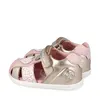 Sandale fete Barefoot Biomecanics Wider, Piele Naturala, roz cu auriu_262161-A878-24_Pebebe