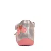Sandale fete cu barete si ajustare cu 2 scaiuri, piele naturala, talpa flexibila, roz/auriu, D.D.Step_G111-61400-22_Pebebe