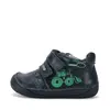 Pantofi D.D. Step Barefoot, baieti, piele naturala, primii pasi, bleumarin, design excavator_S070-62964A-20_Pebebe