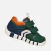 Pantofi Geox baieți, piele naturala, brant antibacterian, Geox Respira, Iupidoo, Verde smarald_B3555D-05422-C3P2T-21_Pebebe
