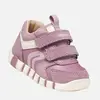 Pantofi Geox fete, piele naturala, brant antibacterian, Geox Respira, Iupidoo, roz prafuit_B3558C-05422-C8023-19_Pebebe