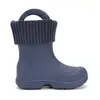 Cizme de ploaie pentru baieti, personalizabile, D.D.Step, bleumarin, din cauciuc cu interior textil detașabil, brant termic_SI106-52820-20/21_Pebebe