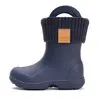 Cizme de ploaie pentru baieti, personalizabile, D.D.Step, bleumarin, din cauciuc cu interior textil detașabil, brant termic_SI106-52820-20/21_Pebebe