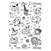 Cizme de ploaie pentru baieti, personalizabile, D.D.Step, bleumarin, din cauciuc cu interior textil detașabil, brant termic_SI106-52820-20/21_Pebebe