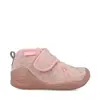 Pantofi Biomecanics fete, material textil, sustinere calcai, Biohome, roz cu inimioare_261181-B032-20_Pebebe