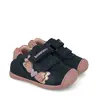 Pantofi Biomecanics fete, piele naturala, Biogateo Casual, bleumarin cu fluturas_261104-A183-19_Pebebe