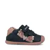 Pantofi Biomecanics fete, piele naturala, Biogateo Casual, bleumarin cu fluturas_261104-A183-19_Pebebe