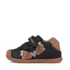Pantofi Biomecanics fete, piele naturala, Biogateo Casual, bleumarin cu fluturas_261104-A183-19_Pebebe