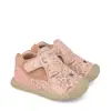 Pantofi Biomecanics, fete, piele naturala, Biogateo Casual, roz prafuit imprimeu pisicuta_261105-B193-19_Pebebe