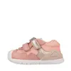 Pantofi Biomecanics fete, piele naturala si material textil, Biogateo Casual, roz cu auriu_261107-B193-19_Pebebe