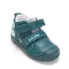 Pantofi D.D Step baieti, piele naturală, captuseală din piele, talpă flexibilă, verde smarald, corabie pirati_S082-62627B-20_Pebebe
