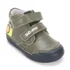Pantofi D.D.Step baieti, piele naturală, primii pași, khaki, talpă flexibilă, model aparat foto_S066-62216A-20_Pebebe