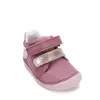 Pantofi D.D. Step,Barefoot, fete, piele naturala, primii pasi, mov, design cu bufnita_S070-62659B-21_Pebebe