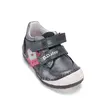 Pantofi DD Step fete, piele naturală, cu suținere, talpa flexibila, gri sidef_S038-62241C-19_Pebebe