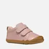 Pantofi Geox fete, Barefoot, piele naturala, Steppieup, roz inchis_B4663A-00085-C8156-23_Pebebe