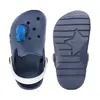 Papuci Cauciuc D.D Step albastru cu balena albastra_J109-61142A-32/33_Pebebe