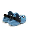 Papuci Cauciuc D.D Step albastru cu minge de fotbal_J109-61661-32/33_Pebebe