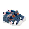 Sandale Biomecanics baieti, talpa flexibila, protectie degete, Biogateo Casual, albastru_262124-A556-20_Pebebe