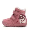 Ghete D.D.Step imblanite, fete, piele naturala, talpa flexibila, roz, model cu casuta_W029-62116B-19_Pebebe