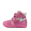 Ghete D.D Step fete, piele naturala, imblanite, fuchsia_W082-62926CM-26_Pebebe