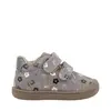 Pantofi Primigi, fete, primii pasi, piele naturala, talpa flexibila, varf protector, gri cu print flori_2400077-20_Pebebe