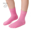 Sosete copii cu dungi, Bumbac Organic, roz, STEVEN_MJ014186W_Pebebe