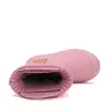 Cizme de ploaie pentru copii, personalizabile, D.D.Step, roz inchis, din cauciuc cu interior textil detașabil, brant termic_SI106-52973-20/21_Pebebe