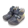 Ghete D.D Step baieti, fluorescent, piele naturala, talpa flexibila, captuseala textila, Gri, model cu racheta_A082-62203B-20_Pebebe