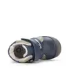 Ghete D.D Step baieti, fluorescent, piele naturala, talpa flexibila, captuseala textila, Gri, model cu racheta_A082-62203B-20_Pebebe