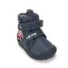 Ghete D.D.Step baieti, inalte, piele naturala, imblanite, bleumarin, model masina pompieri_W071-62477-20_Pebebe