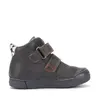 Ghete D.D.Step baieti cu LED, talpa flexibila, piele naturala, captuseala piele, olive, model cu masinuta_A068-62454M-25_Pebebe