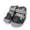 Ghete D.D.Step baieti, piele naturala, imblanite, bleumarin cu gri, model cu Urs polar_W066-62479A-20_Pebebe