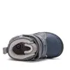 Ghete D.D Step baieti, piele naturala, talpa flexibila, captuseala textila, gri_A071-62646-21_Pebebe