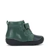 Ghete D.D Step baieti, piele naturala, talpa flexibila, captuseala textila, verde_A071-62646A-21_Pebebe