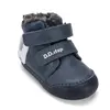 Ghete D.D.Step baieti, piele naturala, imblanite, bleumarin, model cu Urs polar_W066-62479-20_Pebebe