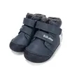 Ghete D.D.Step baieti, piele naturala, imblanite, bleumarin, model cu Urs polar_W066-62479-20_Pebebe