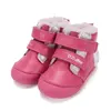 Ghete D.D.Step fete, piele naturala, imblanite, fuchsia, model cu Urs polar_W066-62479F-20_Pebebe