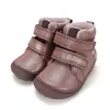 Ghete D.D Step fete, piele naturala, talpa flexibila, captuseala textila, roz sidef_A071-62882A-21_Pebebe