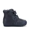 Ghete D.D.Step imblanite, baieti, piele naturala, talpa flexibila, bleumarin, model cu urs_W029-62556-19_Pebebe
