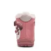 Ghete D.D.Step imblanite, fete, piele naturala, talpa flexibila, roz, model cu casuta_W029-62116B-19_Pebebe