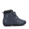 Ghete D.D Step copii, piele naturala, talpa flexibila, imblanite, bleumarin, model cu meduza_W015-62772B-19_Pebebe