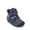 Ghete D.D Step copii, piele naturala, talpa flexibila, imblanite, bleumarin, model cu meduza_W015-62772B-19_Pebebe