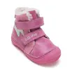 Ghete D.D Step fete, piele naturala, imblanite, fuchsia_W082-62926CM-26_Pebebe