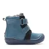 Ghete D.D. Step baieti, inalte, piele naturala, imblanite, albastru, model Pinguin_W071-62827-20_Pebebe