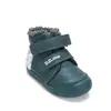 Ghete D.D.Step copii, piele naturala, imblanite, verde smarald, model cu Urs polar_W066-62479B-20_Pebebe