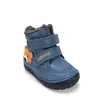 Ghete D.D.Step imblanite, baieti, piele naturala, talpa flexibila, albastru, model cu urs_W029-62556A-19_Pebebe