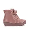 Ghete fete, inalte, piele naturala pentru fete, D.D.Step, imblanite, roz metalic, model unicorn_W071-62869B-23_Pebebe