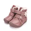 Ghete fete, inalte, piele naturala pentru fete, D.D.Step, imblanite, roz metalic, model unicorn_W071-62869B-23_Pebebe