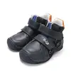 Ghete Ponte20 baieti, piele naturala, supinatie 5 mm, sustinere calcai, culoare bleumarin cu print_DA06-6-2507-22_Pebebe