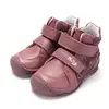 Ghete Ponte20 fete, piele naturala, supinatie 5 mm, sustinere calcai, culoare roz cu print_DA06-6-2507C-22_Pebebe